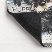 Schnauzer Dreams Print Mousepad (Ecke)