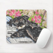 Schnauzer Dreams Print Mousepad (Mit Mouse)