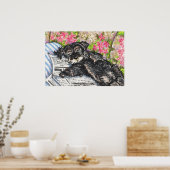 Schnauzer Dreams Print Poster (Küche)