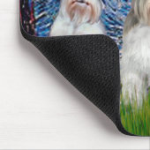 Schnauzer (drei) - Starry Night Mousepad (Ecke)