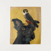 SCHNAUZER & FALKE WANDTEPPICH (Vorderseite)