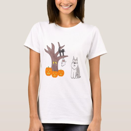 Schnauzer-Fall-T - Shirt (Vorderseite)