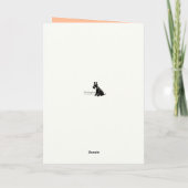 Schnauzer Faltkarte Karte (Rückseite)