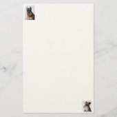 Schnauzer-Felt-Papier-Stationierung Briefpapier (Vorderseite)