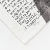 Schnauzer, Festhund und Hut Fleecedecke (Ecke)