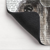 Schnauzer, Festhund und Hut Mousepad (Ecke)