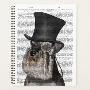 Schnauzer, Festhund und Hut Planer