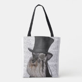 Schnauzer, Festhund und Hut Tasche (Rückseite)