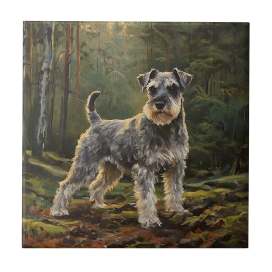 Schnauzer  fliese (Vorderseite)