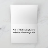 SCHNAUZER FORDERT "VALENTINE WISH" KARTE (Innenseite)