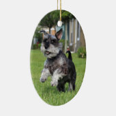 Schnauzer, Freude Keramikornament (Rechts)