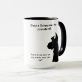 Schnauzer für Präsidenten Tasse (VorderseiteRechts)