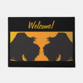 Schnauzer Fußmatte (Vorderseite)