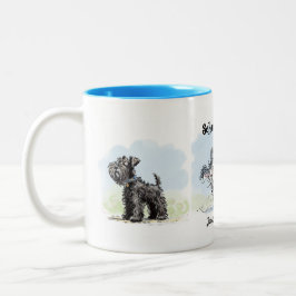 Schnauzer Gang Funny Coffee Mug Zweifarbige Tasse