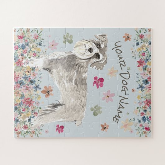 Schnauzer German Dog Puzzle (Horizontal)