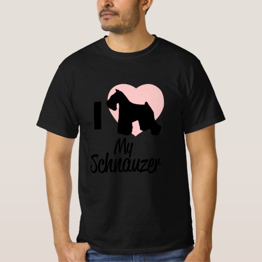 Schnauzer-Geschenk T-Shirt (Vorderseite)