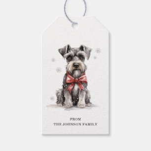 Schnauzer Geschenktags Geschenkanhänger