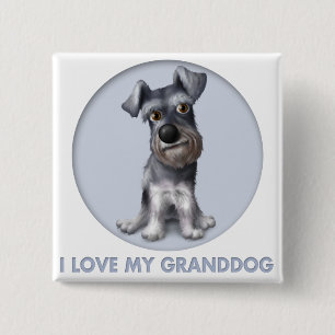 Schnauzer Granddog Button
