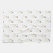 Schnauzer (grau & weiß) geschirrtuch (Horizontal)