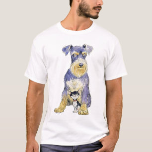 Schnauzer-grundlegender T - Shirt