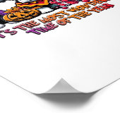 Schnauzer Halloween Erntedank Weihnachtsklassiker Poster (Ecke)