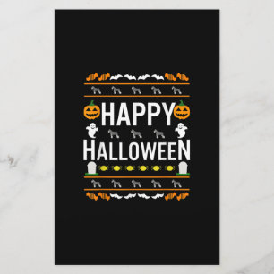Schnauzer Halloween Lazy Ugly Costume Hund T-Shirt Briefpapier