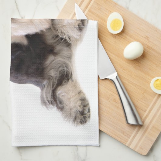 SCHNAUZER HANDTUCH (Viertel Falte)