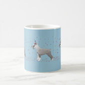 Schnauzer Happy Birthday Design Kaffeetasse (Mittel)