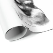 Schnauzer Happy Face Geschenkpapier (Rolleneckpunkt)