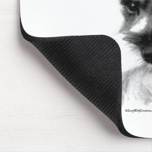 Schnauzer Happy Face Mousepad (Ecke)
