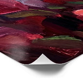 Schnauzer Heart Shaped Wildflowers Poster (Ecke)