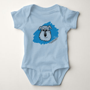 Schnauzer-Hund - Baby-Körper-Anzug Baby Strampler