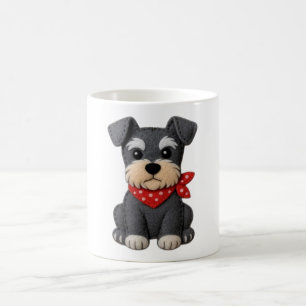 Schnauzer-Hund-Patchwork Kaffeetasse