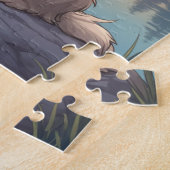 Schnauzer-Hund Puzzle (Seite)