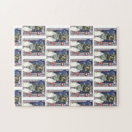 SCHNAUZER HUND PUZZLE (Horizontal)