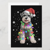 Schnauzer Hunde Baum Weihnachten Xmas Haustier Tie (Vorne/Hinten)
