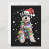 Schnauzer Hunde Baum Weihnachten Xmas Haustier Tie (Vorderseite)