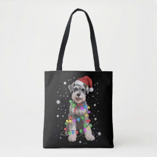 Schnauzer Hunde Baum Weihnachten Xmas Haustier Tie Tasche