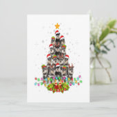 Schnauzer Hunde Trewein Weihnachten Weihnachten We (Stehend Vorderseite)