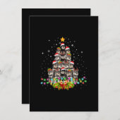 Schnauzer Hunde Trewein Weihnachten Weihnachten We Dankeskarte (Vorne/Hinten)