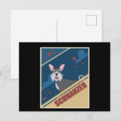 Schnauzer | Hundebesitzer Schnauzers Postkarte (Vorne/Hinten)
