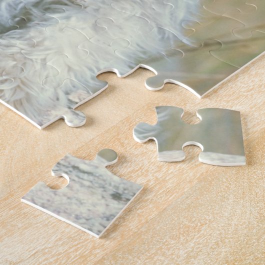 Schnauzer-Hundepuzzlespiel Puzzle (Seite)