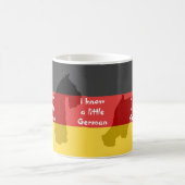 Schnauzer "ich weiß wenig deutsche" Kaffee-Tasse Kaffeetasse (Mittel)