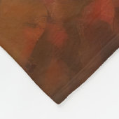 Schnauzer im Herbst Leaves Fall Inspiriert Fleecedecke (Ecke)