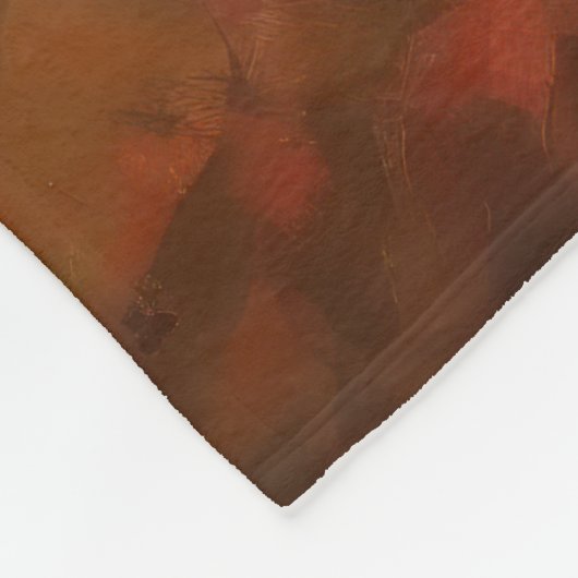 Schnauzer im Herbst Leaves Fall Inspiriert Fleecedecke (Ecke)