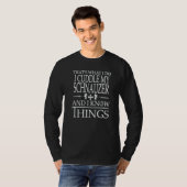 Schnauzer Intelligenter Hund T-Shirt (Vorne ganz)