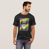 Schnauzer Jester Mardi Gras Dog Mom or Dad T-Shirt (Vorne ganz)