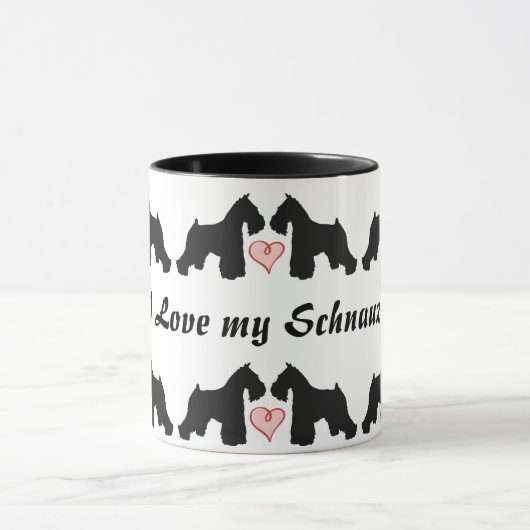 Schnauzer-Kaffee-Tasse Tasse (Zentrum)