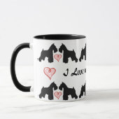 Schnauzer-Kaffee-Tasse Tasse (Links)