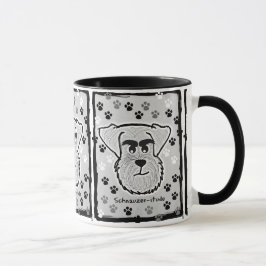 Schnauzer-Kaffee-Tasse Tasse